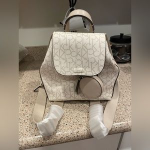 NWT Calvin Klein Millie novelty backpack purse